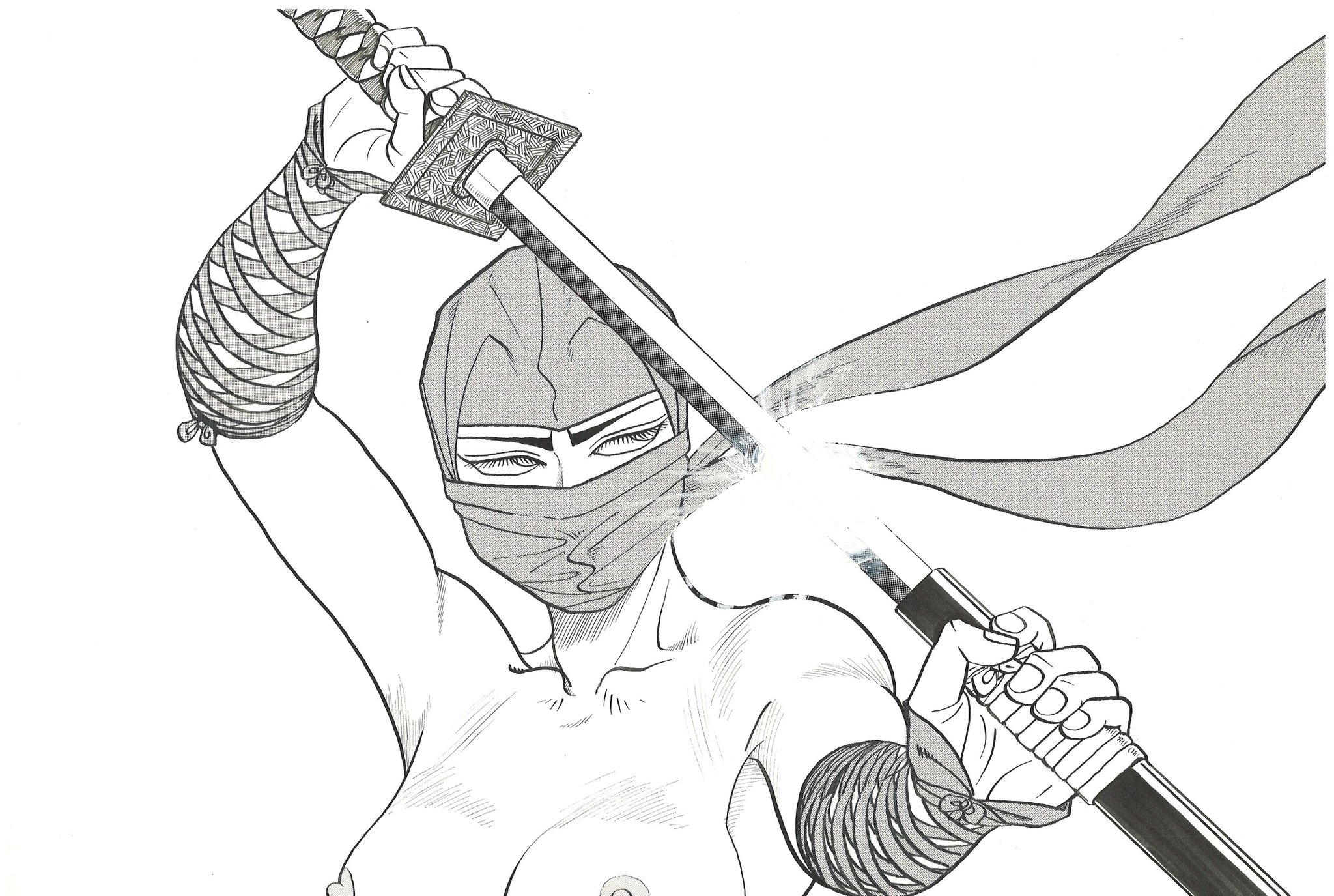 相原コージ 忍者の日 でもあるらしいので ムジナ のカバーを外すと出現する謎のくノ一を ムジナ くノ一 漫画 Ninja Manga Kuniichi Mijina T Co Mji7nuwg4s