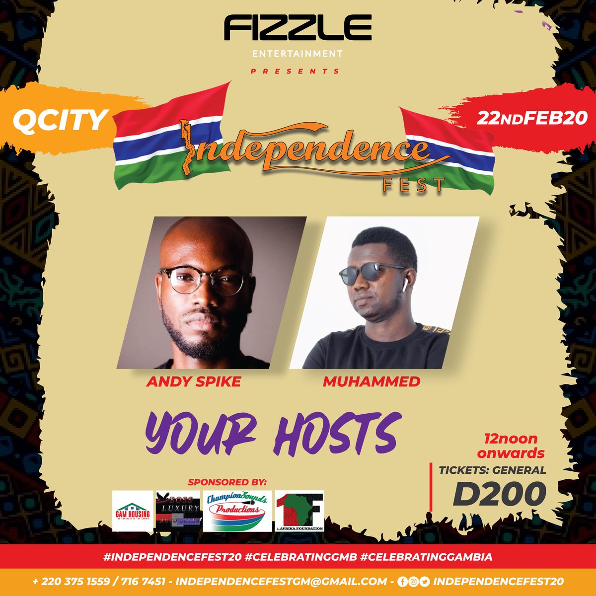 IndependenceFest going down today at the Qcity Complex
Let's turn up 🇬🇲❤️🎶🕺💃
#FizzleEnt