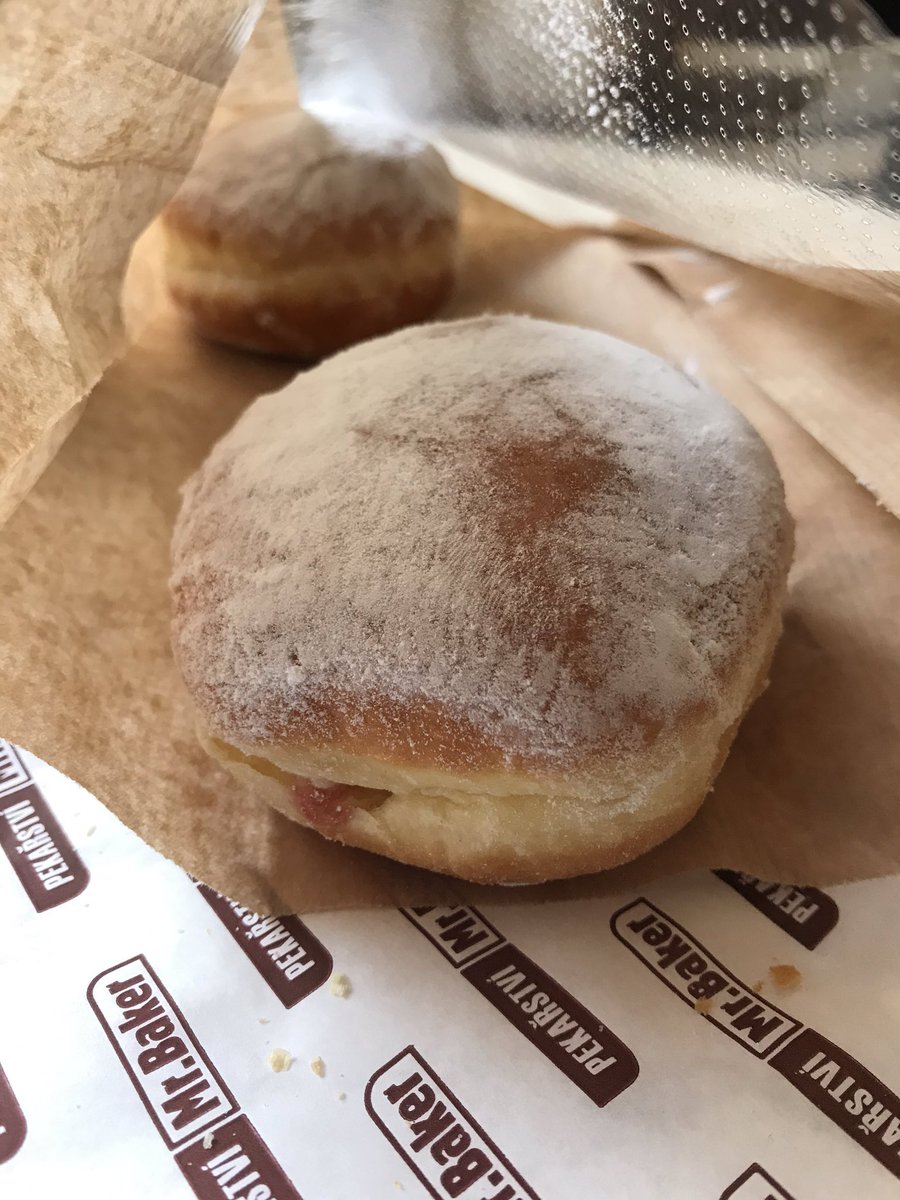 Also I successfully ordered two jam doughnuts in Czech, get in