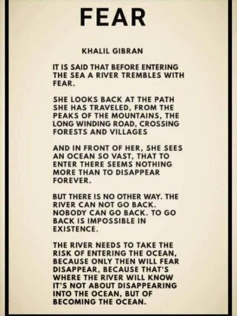 OperationalExc1's tweet image. #fear #life Khalil Gibran