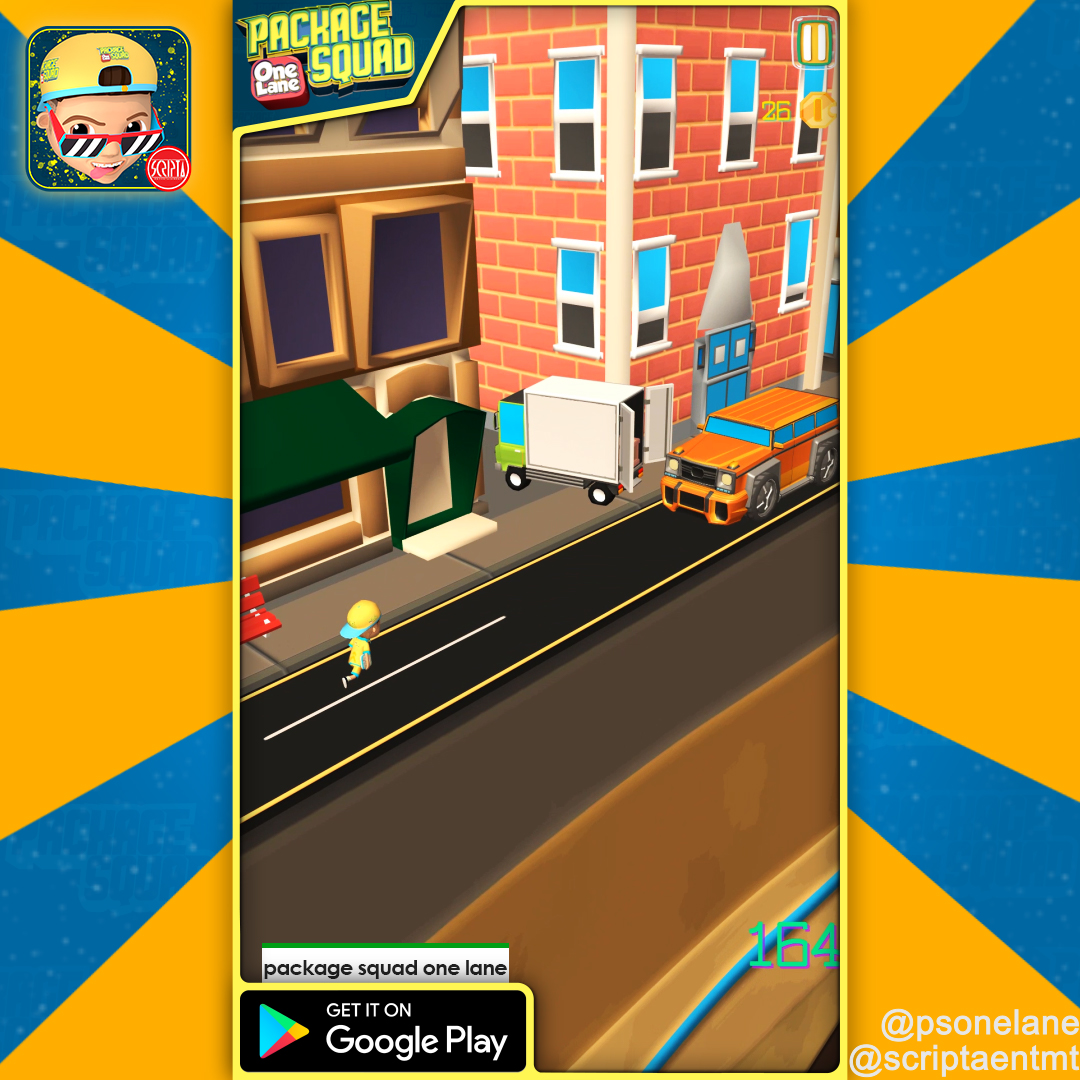 psonelane's tweet image. Dodge the incoming traffic by jumping over in Package squad: One Lane, Get it on Google Play (link&apos;s in the bio)

#scriptaentmt #game #3d #isometric #indiedev #indiegame #lowpoly #traffic #gwagon #truck #rushhour