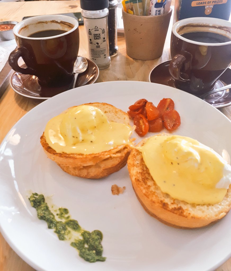 <a href="/KneadBakery/">Knead Bakery & Cafe</a> in Constania emporium gave us fresh breakfasts and take away croissants because they took an hour to get our food ready. 

It's okay. I will still return. This is good customer service even though we wanted to pay.