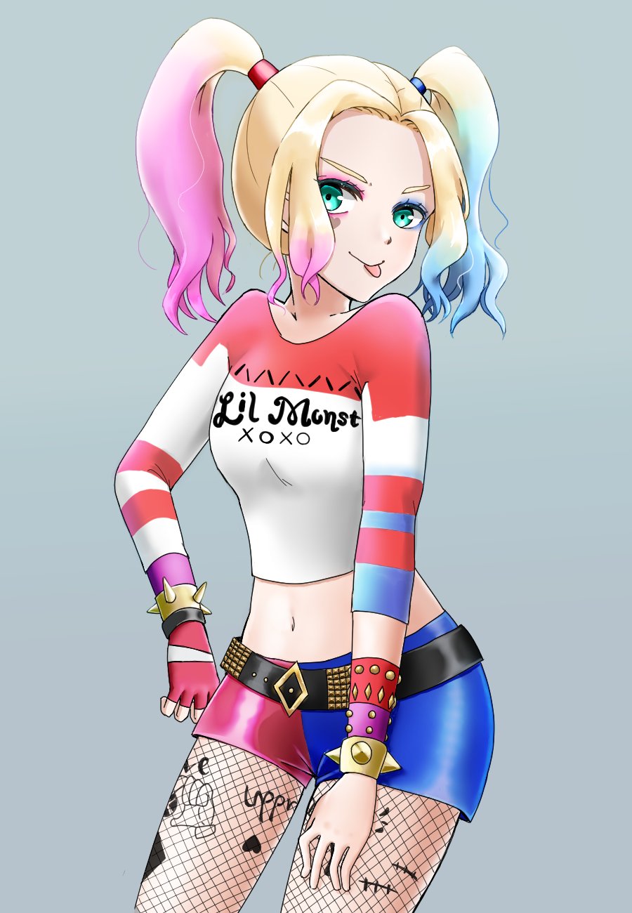 みんと ハーレイ クインちゃん 再投稿すみません フォートナイトイラスト Fortniteart Fortnite