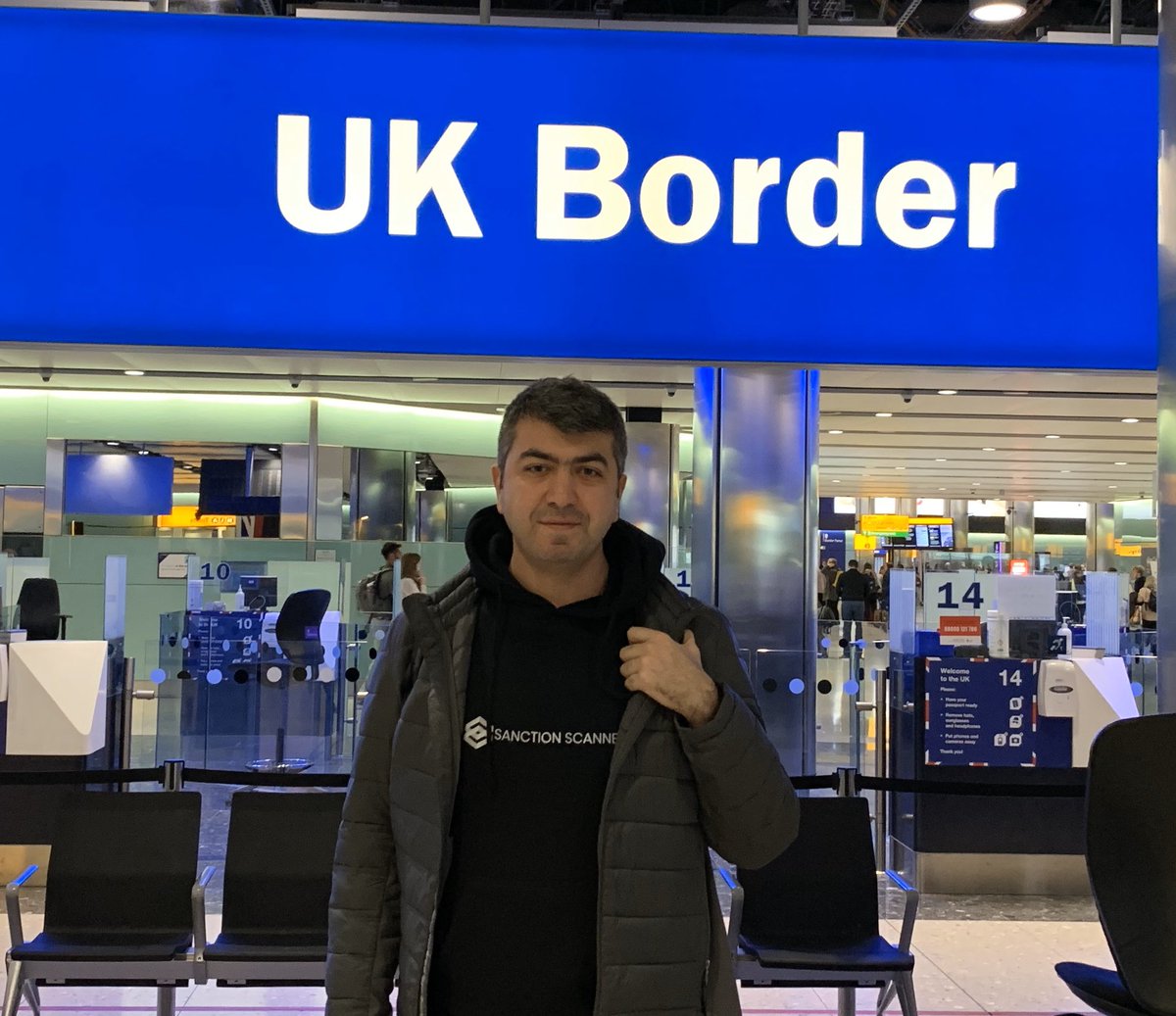 Fatih Coşkun (@fcoskun) on Twitter photo 🇬🇧 Bugünden itibaren bir hafta boyunca <a href="/SanctionScanner/">Sanction Scanner</a>’ı tanıtmak, pazarı tanımak ve müşteri görüşmeleri için Londra’dayım. Şans dileyin. 🇬🇧 Bugünden itibaren bir hafta boyunca <a href="/SanctionScanner/">Sanction Scanner</a>’ı tanıtmak, pazarı tanımak ve müşteri görüşmeleri için Londra’dayım. Şans dileyin.