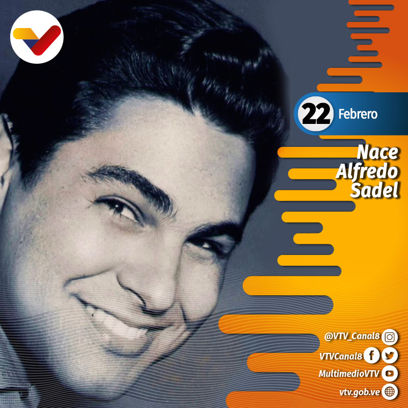 #EFEMÉRIDES🗓️| Alfredo Sadel, nació el #22Feb de 1930, en Caracas. Se inició desde muy temprana edad en el mundo de la música, se considera el cantante popular y lírico más importante en la historia musical de Venezuela #CarnavalesFelicesYEnPaz