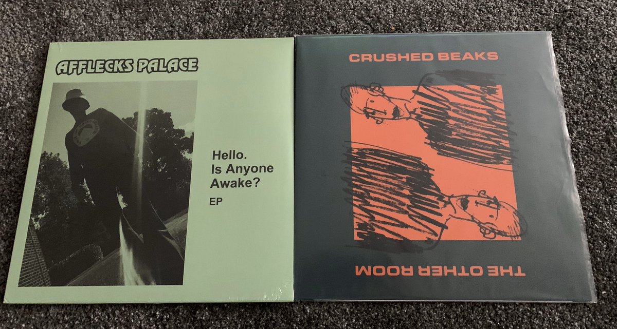 Not a bad Saturday delivery 😎Vinyls from <a href="/afflecks_palace/">Afflecks Palace</a> and <a href="/CrushedBeaks/">Crushed Beaks</a> picked up. Oh and <a href="/Tim_Burgess/">Tim Burgess</a> gig tickets arrived for <a href="/kingtuts/">King Tut's Wah Wah Hut</a> in June ✊🏻 Cheers <a href="/duncoafc/">Dunc Smith ///</a>