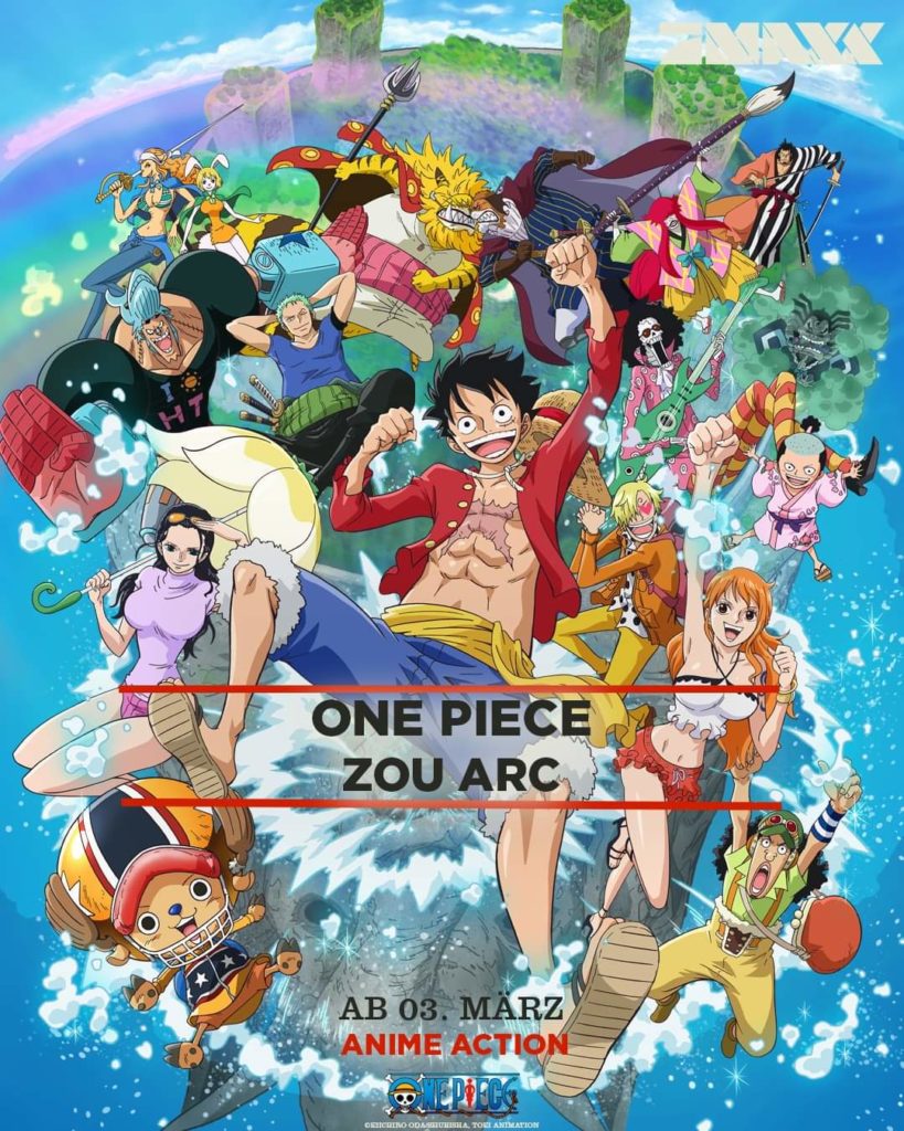 The One Piece Podcast 🧸 on X: .@ProSiebenMAXX has announced that the  German dub of the Zou arc will begin airing on March 3rd   / X