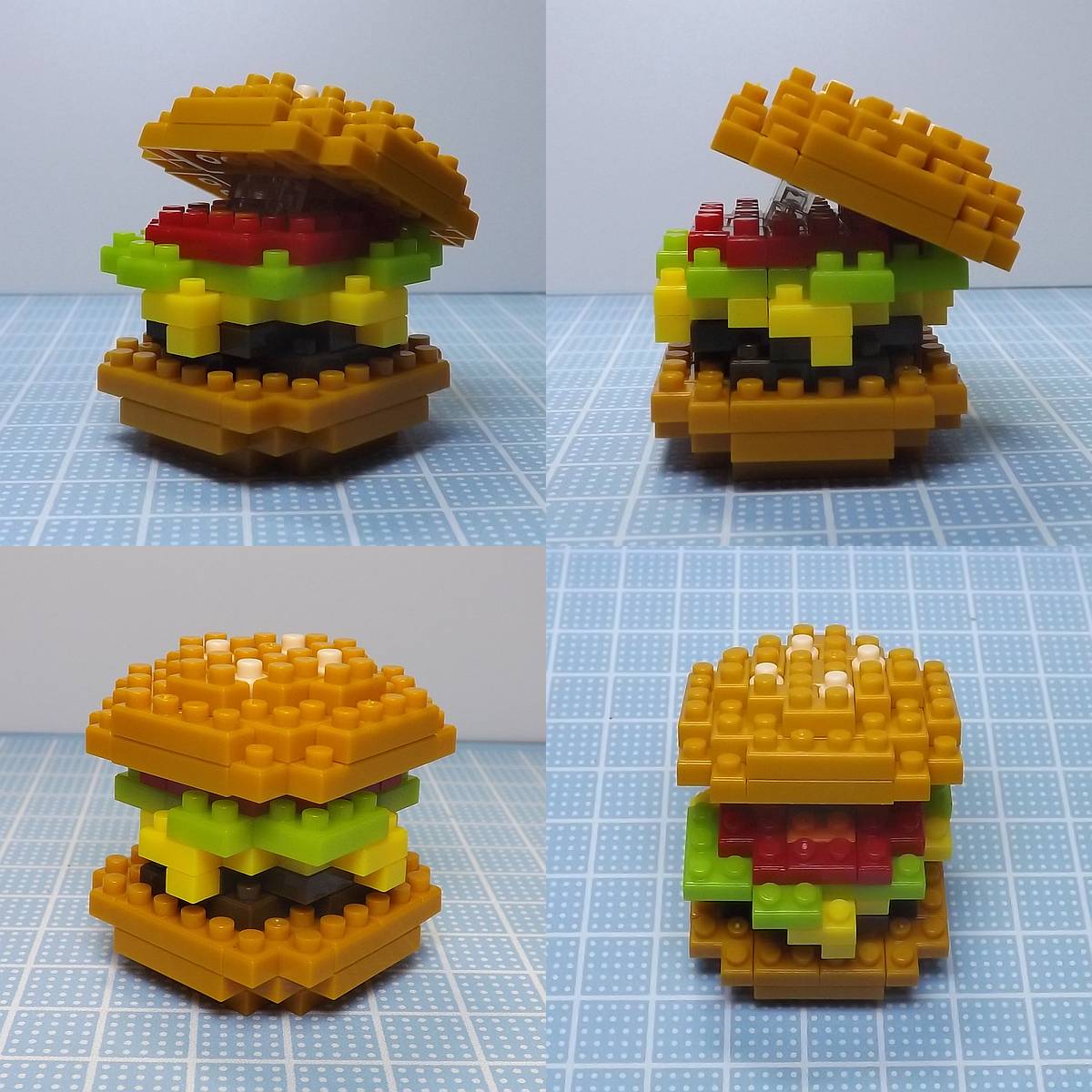 どらごん בטוויטר ハンバーガー No 42 たべもの 1 ゴマ付きバンズに トマト レタス チーズ ミートが挟まった なかなかデラックスなハンバーガーです 説明書には包み紙が印刷されているので 切り取って一緒に飾りましょう プチブロック ダイソー どらごん בטוויטר ハンバーガー No 42 たべもの 1 ゴマ付きバンズに トマト レタス チーズ ミートが挟まった なかなかデラックスなハンバーガーです 説明書には包み紙が印刷されているので 切り取って一緒に飾りましょう プチブロック ダイソー