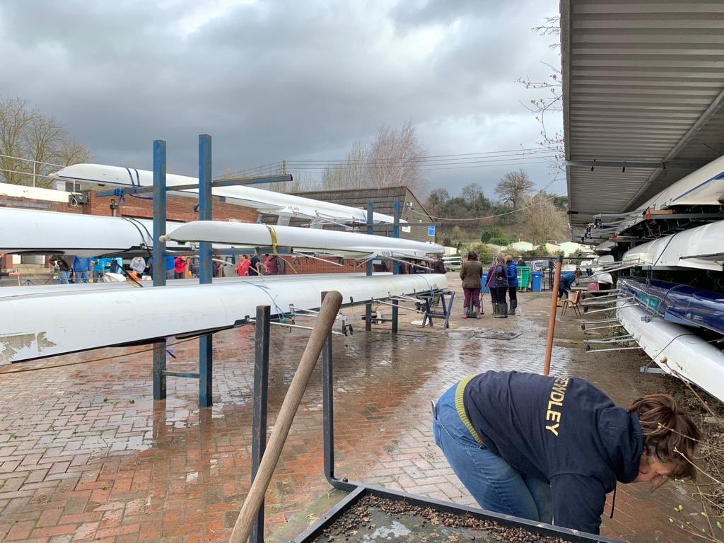 Bewdley Rowing Club (@bewdleyrc) on Twitter photo Clean up underway today now river levels have dropped. Good turn out to clean flooded areas, largely limited to outside areas so lots of sweeping & shovelling. Thinking of all clubs along our stretch of the Severn <a href="/RowAtBridgnorth/">Bridgnorth Rowing</a> <a href="/StourportBC/">Stourport Boat Club</a> <a href="/worcesterrowing/">Worcester RC</a> <a href="/HerefordRC/">Hereford Rowing Club</a> Clean up underway today now river levels have dropped. Good turn out to clean flooded areas, largely limited to outside areas so lots of sweeping & shovelling. Thinking of all clubs along our stretch of the Severn <a href="/RowAtBridgnorth/">Bridgnorth Rowing</a> <a href="/StourportBC/">Stourport Boat Club</a> <a href="/worcesterrowing/">Worcester RC</a> <a href="/HerefordRC/">Hereford Rowing Club</a>