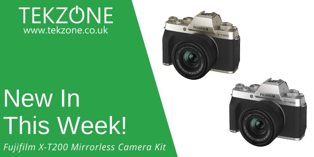 Introducing the @FujifilmX_UK X-T200 Mirrorless Camera Kit - designed with vloggers and content creators in mind. With new and improved features from its predecessor, this camera packs power for creating high-quality videos and photos 📸

Find out more: bit.ly/XT200Tekzone