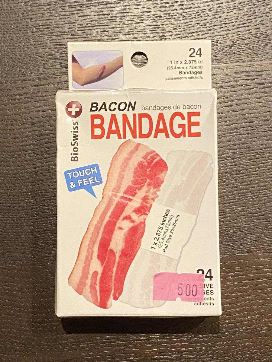 傷をケア出来るベーコン？wwwこんなユニークな絆創膏が売っていたらつい手に取ってしまいそうwww