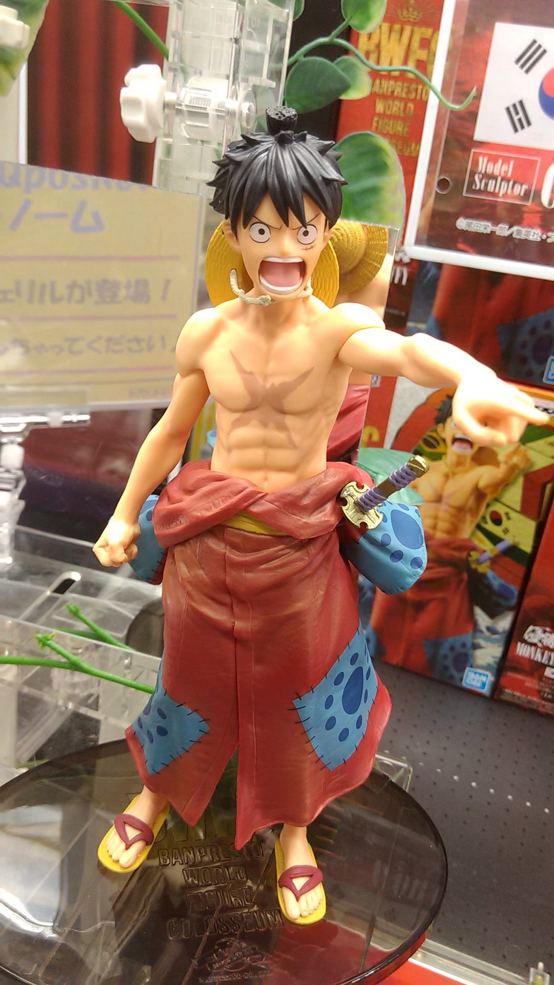 ラウンドワンスタジアム小倉店 景品情報 ワンピース造形王頂上決戦２より ルフィ のフィギュアを入荷しております ワノ国編のルフィ太郎のデザインで登場です 人気のルフィを是非getしてくださいね ワンピース ルフィ フィギュア T