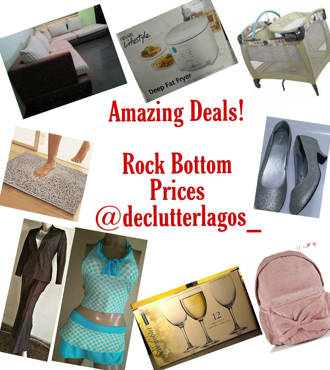 DeclutterSpace's tweet image. Awesome Deals @ Awesome Prices available @declutterlagos_
 Follow us on Instagram
So worth checking out.

#declutterlagos
#thrift
#declutter
#womensfashion
#kidsfashion
#furniture
#householditems
#kitchendeals
#kitchenutensils
#new
#fairlyused
#videogames
#electronics
#fitness
