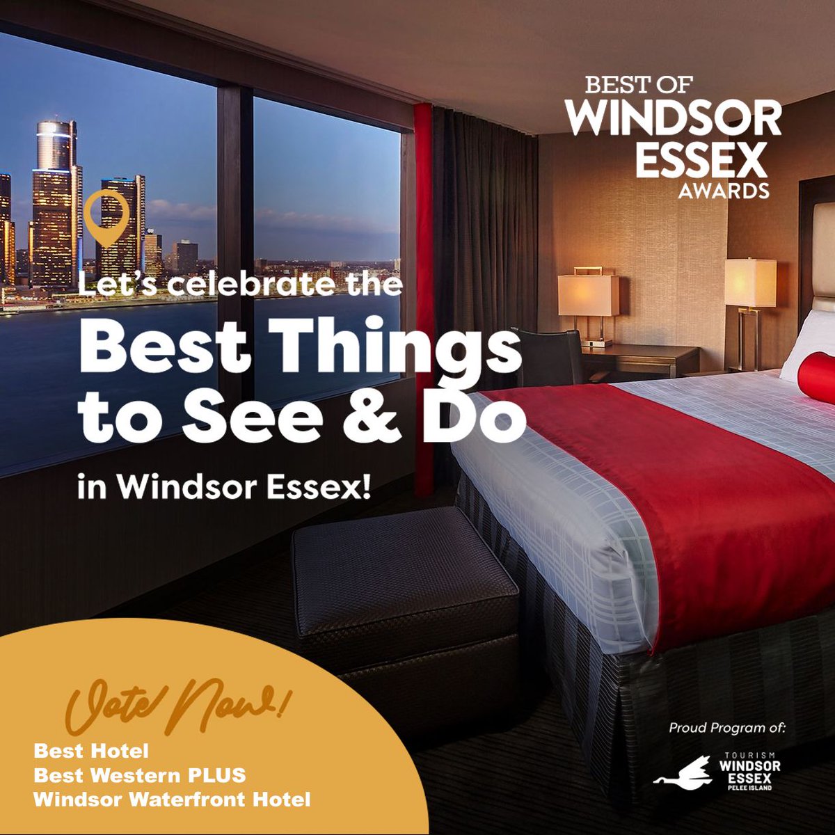 Downtown Windsor BIA (@dwbia) on Twitter photo Tourism Windsor Essex is hosting the 5th Annual Best of Windsor Essex Awards and <a href="/BWPlusWindsor/">Best Western Plus Waterfront Windsor</a> has been nominated for best hotel! Cast your vote here buff.ly/3baBpCg Tourism Windsor Essex is hosting the 5th Annual Best of Windsor Essex Awards and <a href="/BWPlusWindsor/">Best Western Plus Waterfront Windsor</a> has been nominated for best hotel! Cast your vote here buff.ly/3baBpCg