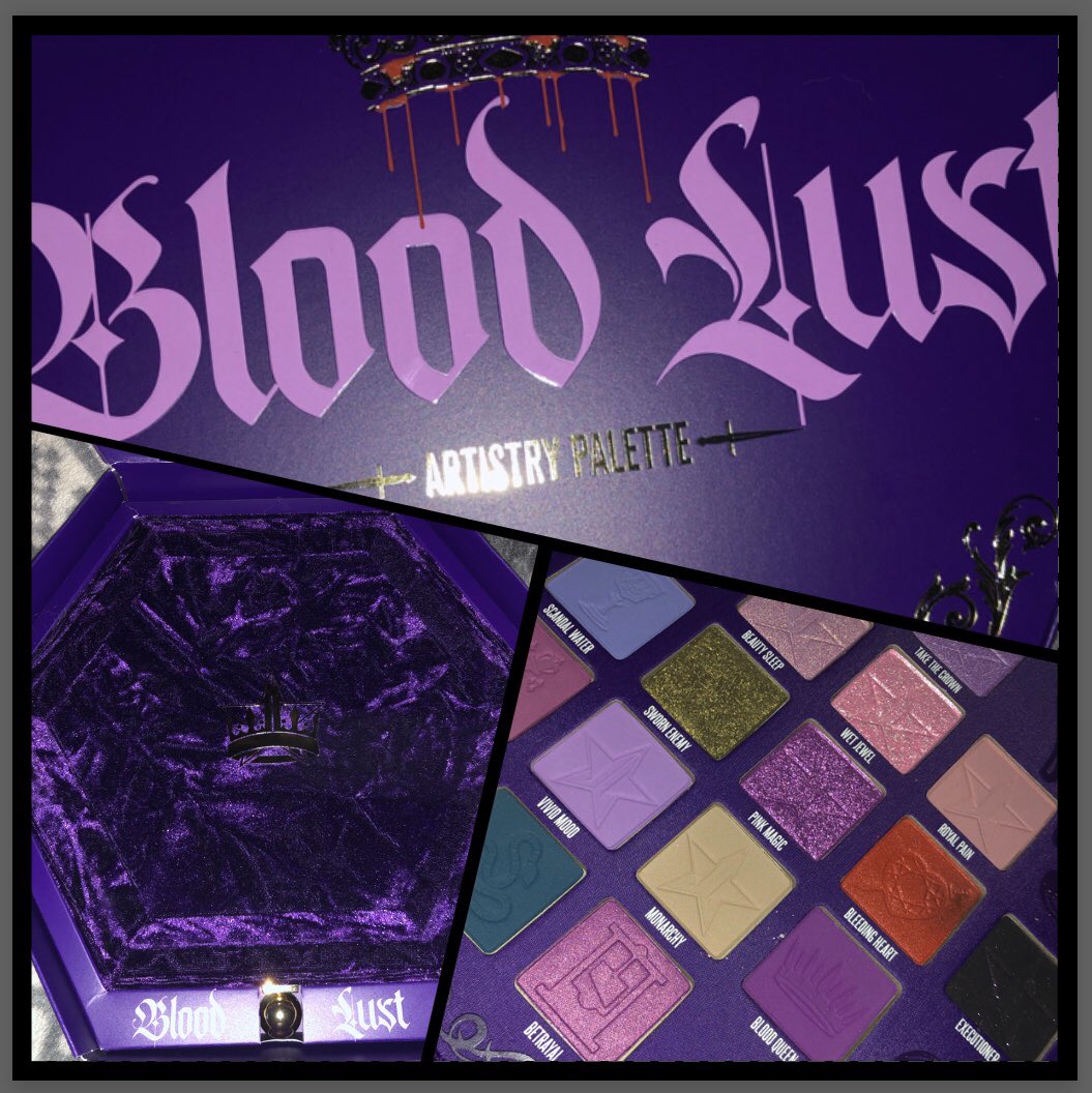 Chaniece_ox's tweet photo. 💜💜💜💜💜💜💜💜💜 #JeffreeStarCosmetics #BloodLust https://t.co/YVOkorCeB3