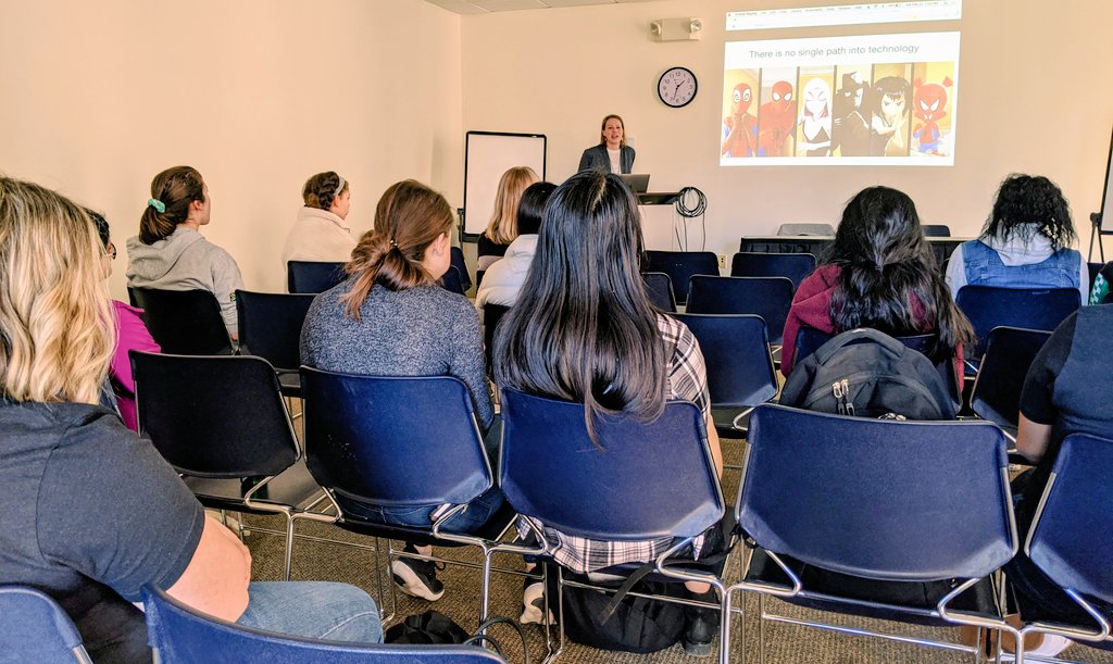Glenn Nethercutt (@gnethercutt) on Twitter photo So thrilled that <a href="/rstephensme/">Rachel Stephens</a> from <a href="/redmonk/">RedMonk</a> took me up on the offer to talk career pathing and life choices with the students at <a href="/PearlHacks/">Pearl Hacks</a>! "There is no single path into technology." So thrilled that <a href="/rstephensme/">Rachel Stephens</a> from <a href="/redmonk/">RedMonk</a> took me up on the offer to talk career pathing and life choices with the students at <a href="/PearlHacks/">Pearl Hacks</a>! "There is no single path into technology."