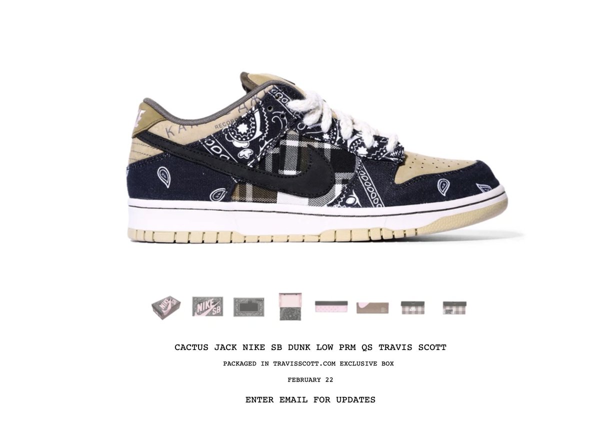 travis scott dunk restock