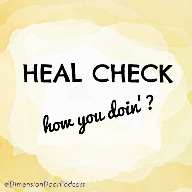 DimensionPod's tweet image. Episode 7 left our adventurers in the midst of a pretty explosive situation. While we're waiting for the conclusion of their combat (out Wednesday!), we thought we'd take a moment to take stock: How's everyone doing?

#HealCheck #PodernFamily #TTRPG