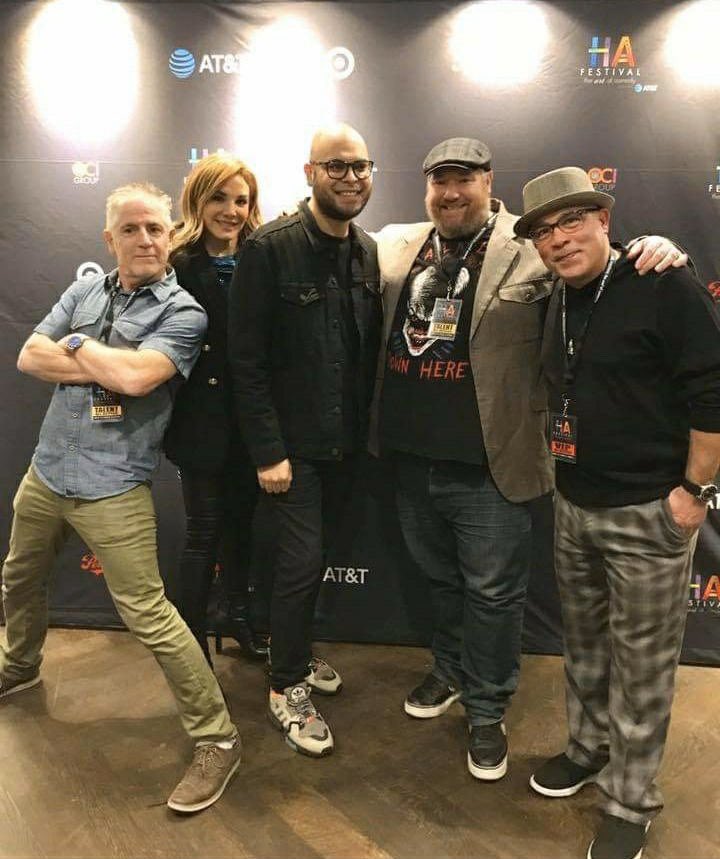 carlosalazraqui's tweet image. #AboutLastNight Great time last night! Thanks San Antonio for being our first screened audience for WITNESS INFECTION! 🎞🧟‍♂️

And to @hacomedyfest for amazing hosts! @Jillyonline @VinceDonVito