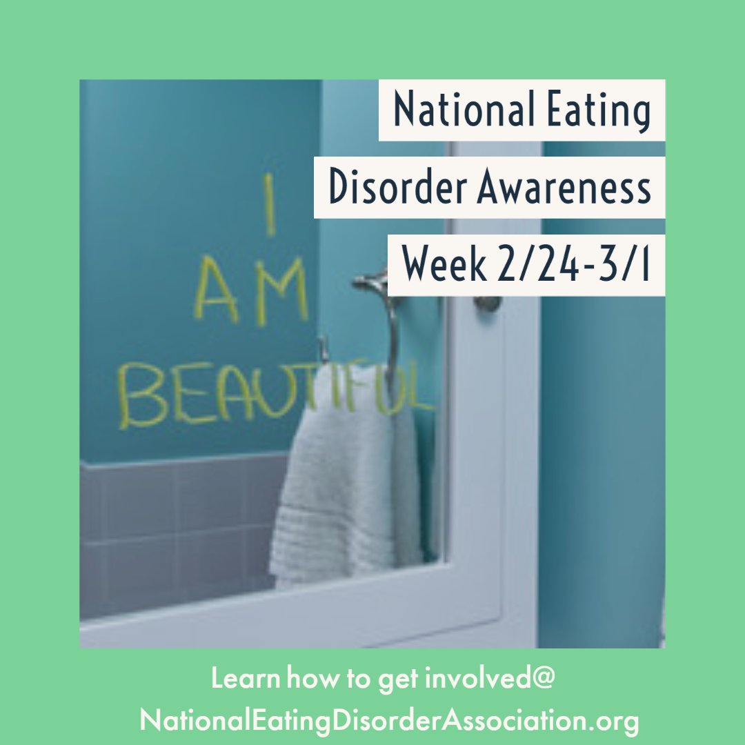 IAHW_IAAH's tweet photo. adolescent_health_week Check out The National Eating Disorders Association's social media to stay informed this week!
Facebook@national_eating_disorder_week 
Instagram@neda
Twitter@nedafeedinghope 
#IAHW2020 #teenhealth #bodypositivity #bodyinclusive #edrecovery https://t.co/w4FOgf6XIZ