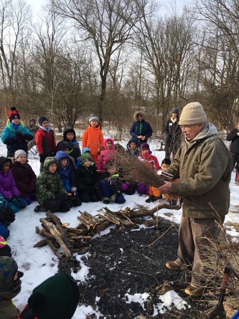 A2KingPrincipal's tweet photo. 5th graders learning while at Winter Survival! Evidence of learning = no one went hungry! @A2SchoolsSuper @A2schools #lovethelearning https://t.co/7clEengEHt