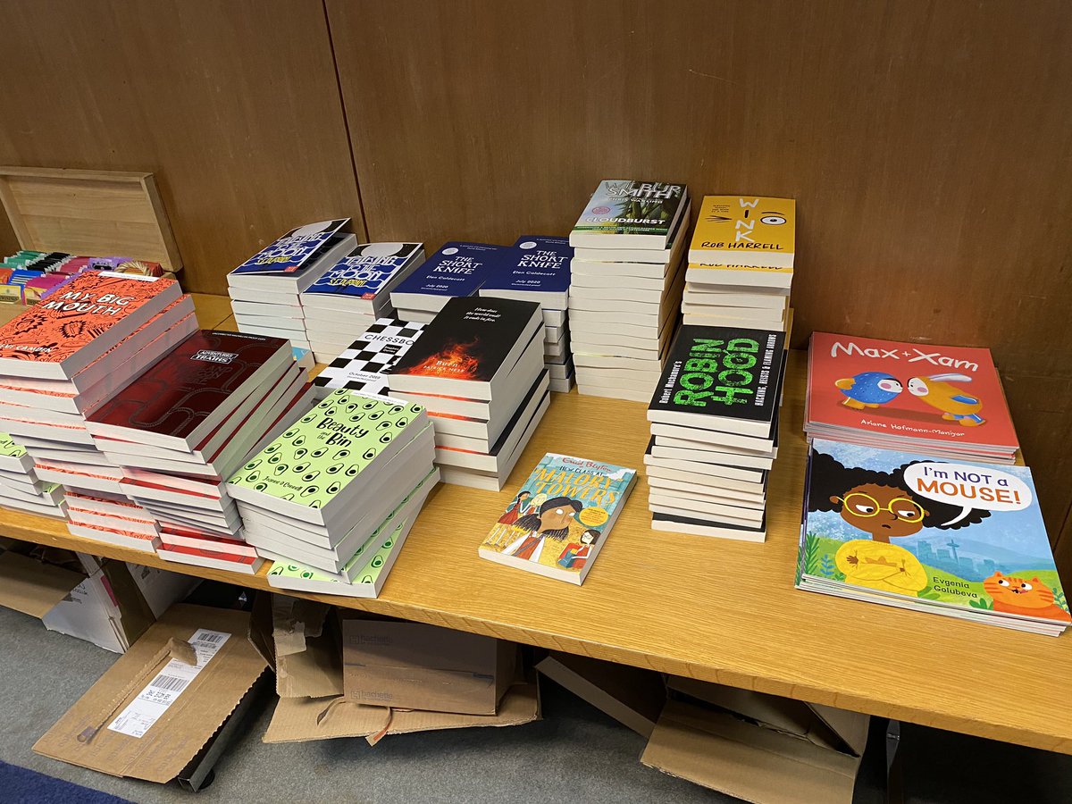 CILIPSLG's tweet photo. We had an extremely busy &amp; productive committee meeting yesterday with exciting news about @GreatSchLibs from Chair Caroline Roche. Very lucky to have various proofs to take away &amp; read too thanks to @Read4eva &amp; some very supportive publishers 😊 https://t.co/M6VTicS3MB