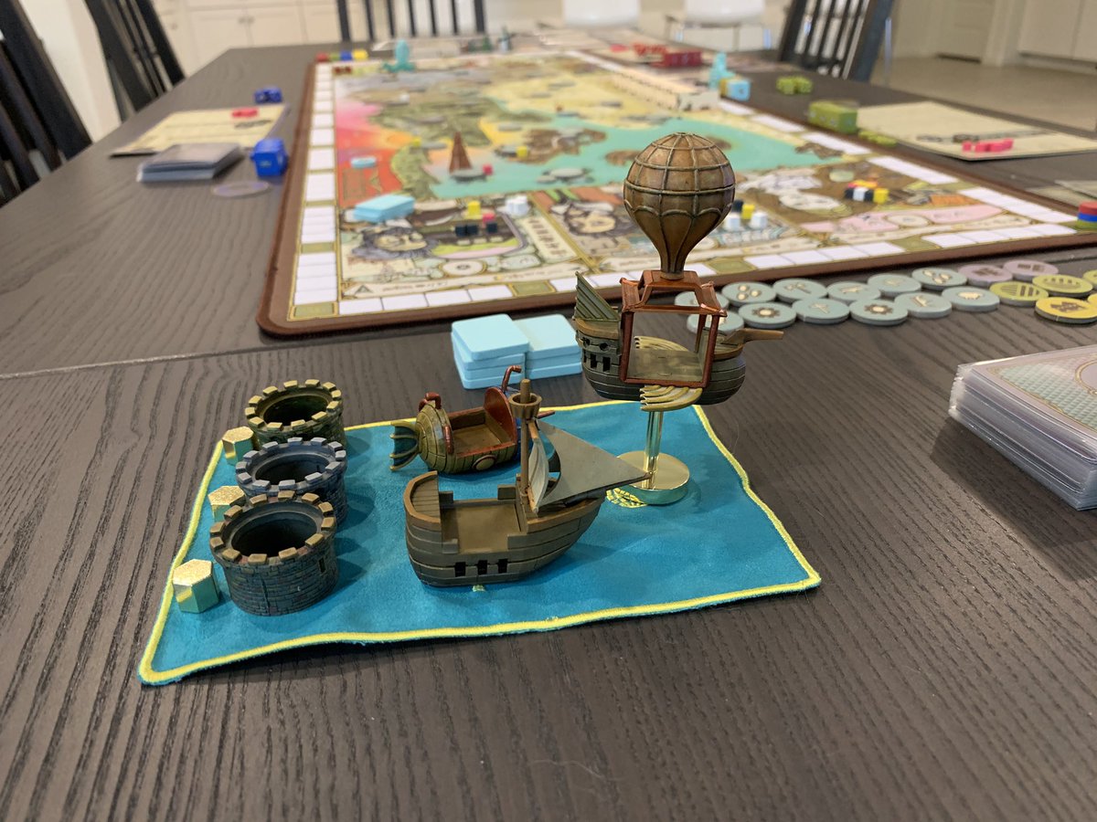 Playing some Feudum today with all expansions. Fun! #boardgames