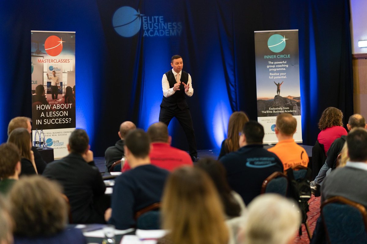 Tickets to our EBA LIVE event on the 13th March have almost SOLD OUT 👉 bit.ly/2GzdbDQ Come join 150 business owners at the UK's largest monthly Networking, Business Coaching and Personal Development event 🚀 Come see and feel the buzz of Elite Business Academy in action
