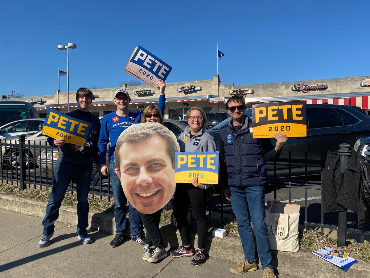 We launched! Come find #TeamPete in #Carytown, #ScottsAddition, & #BrownsIsland  #RVA today! #Pete2020 #PeteForAmerica