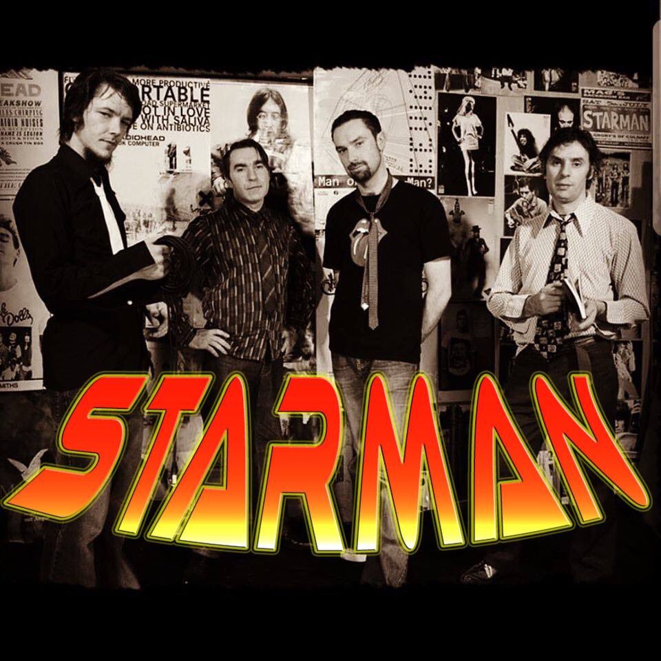 Tonight at The Harbour (Saturday) - Jim Mars, M. Twang, Iggy Stardust, and Beats  Asteroid are STARMAN ✨ Playing Bowie, The Doors, Kinks, AC/DC, The Beatles, Rolling Stones and more from 10pm! 🔥🍻