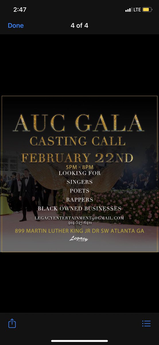 reald0nn's tweet photo. ALERT 🚨 : THE AUC GALA CASTING CALL IS TODAY FROM 5PM - 8PM‼️‼️
SINGERS
POETS
RAPPERS
ETC.
BLACK OWNED BUSINESSES IN THE AUC AS WELL COME TALK WITH US ABOUT YOUR BUSINESS
MAKE SURE YOU'RE THERE AND READY TO SHOW US WHAT YOU GOT !
#LEGACYENT 🔥 https://t.co/iKVFZIe8WO