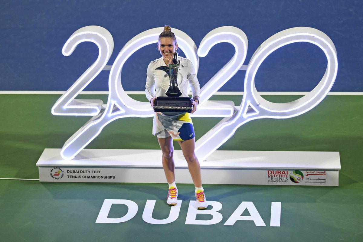 Simona_Halep's tweet photo. 20 titles on the 20th anniversary of @DDFTennis in 2020 🏆

I fought realllly hard for this one and it feels so beautiful ❤️

#Sim20 https://t.co/qkoEt7jLS3