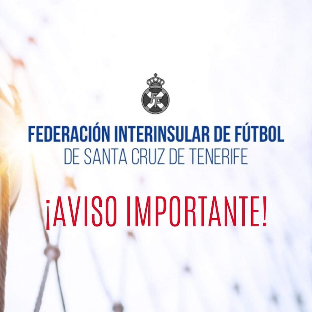 La fuerte calima obliga a suspender los partidos programados para este domingo en toda Canarias 👉🏼 bit.ly/2vZq4ot 

#Tenerife
#FTF #Fútbol #Ftfutbol