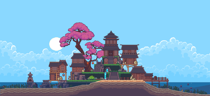 retronator's tweet photo. 3 days of Kickstarter projects on the horizon! First up is Seablip by @the_not_morris, a pirate real-time tactical RPG. Really digging the ship combat and art of different islands and coastal cities/fortresses. Blog: https://t.co/pdtyYdxWnU https://t.co/aIBHiMuVbw