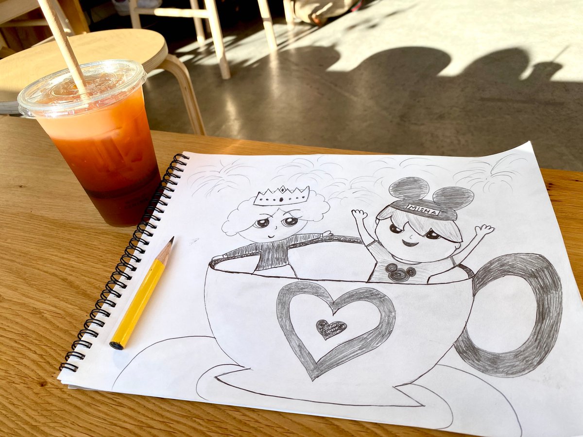 TeamHashtagGish's tweet photo. GISH PREP 2020 Draw/Paint Misha & the Queen at a Disney Park #gishprep2020 #teamhashtaggish @gish @misha
By Christine @christinebarger https://t.co/kIwcNKLK2a