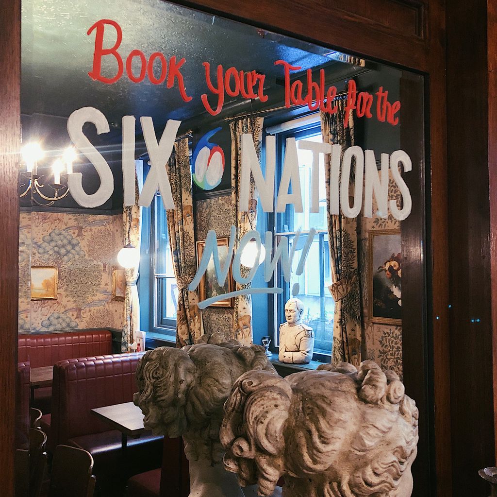 Book your table for #sixnations2020 now! You can even book a private room for just you and your mates and fill your personal mini fridge with bevs🍺 It really doesn’t get better than this!