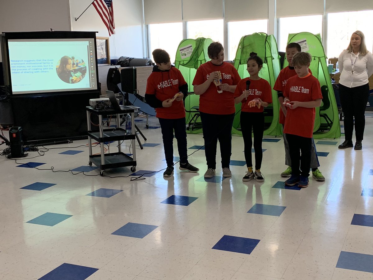 Amazing grade 6 social engineers displaying their work prosthetic hands <a href="/Enablethefuture/">Enabling The Future</a> <a href="/WCSDEmpowers/">WCSDEmpowers</a> STEAM Expo. <a href="/JessicaTurnerNY/">Jessica Turner</a> <a href="/Wells4EdTech/">Lyndsey Wells</a> <a href="/ASchout10/">Art Schouten</a> <a href="/wcsdtechdr/">Daniel Roberto</a> @KoehlerTara <a href="/ANikolaTech/">Andrew Nikola</a>