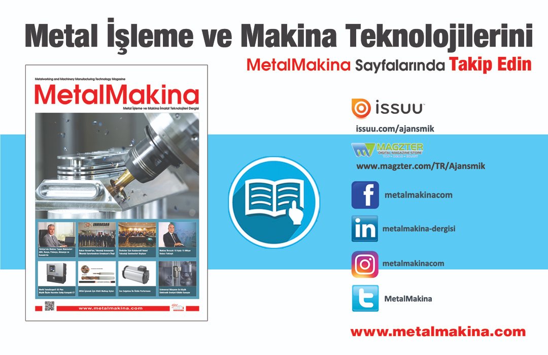 Metal İşleme ve Makina Teknolojilerini MetalMakina Sayfalarında Takip Edin metalmakina.com #metalişleme #makine #cnc #torna #kaynak #kesicitakım #makinaotomasyonu #5eksenCNC #takımtezgahları #makinafuarı #habermetalişleme #habermakina