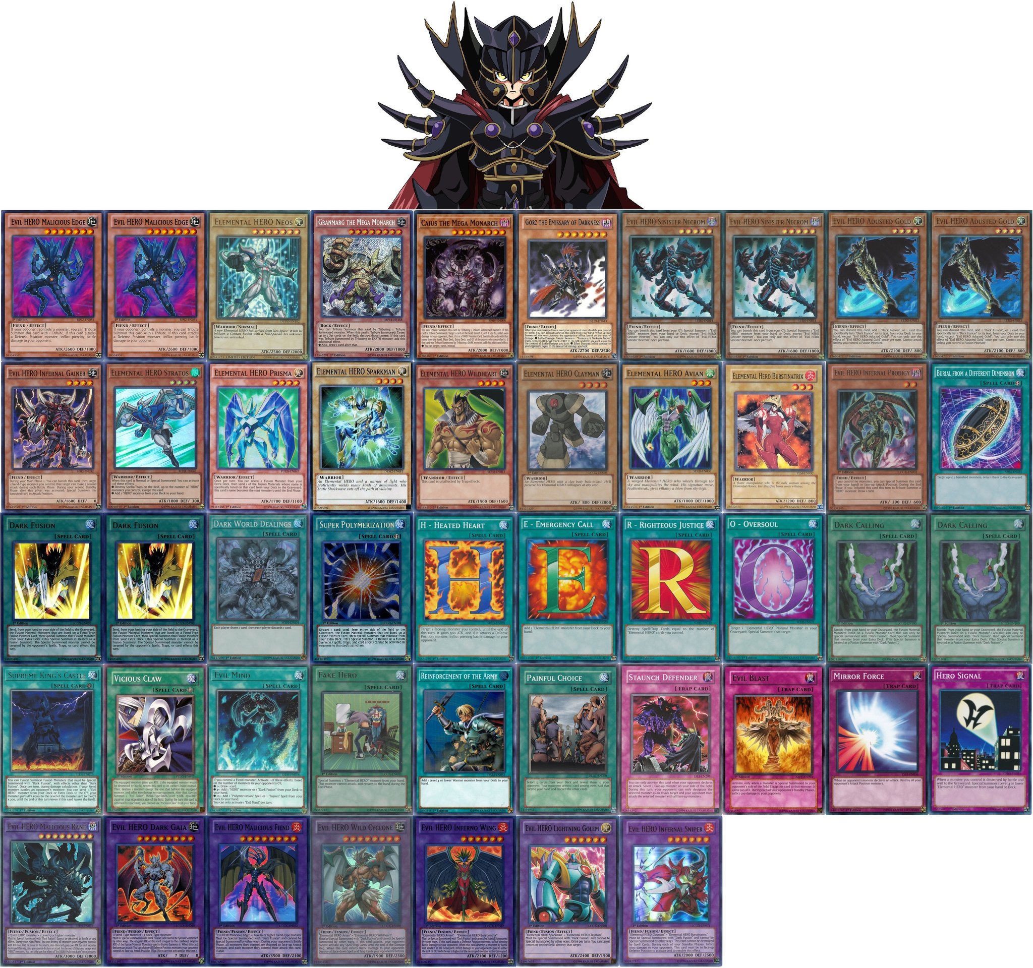 Deck king. Yugioh GX Supreme King. Supreme King Jaden Duel links superfusion Deck. Югио Duel links Evil Hero malicious Fiend. Evil Hero.