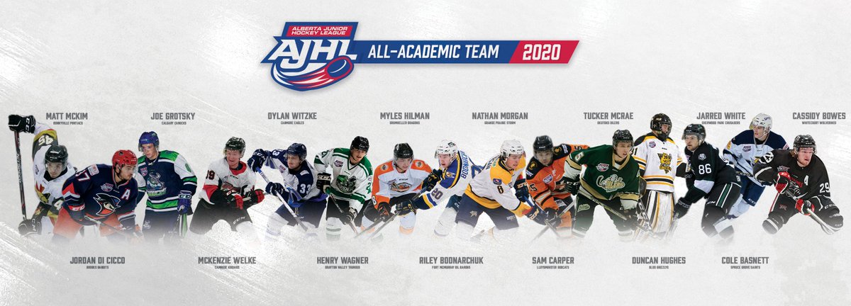 TheAJHL's tweet photo. Congratulations to the 2020 @inter_pipeline AJHL All-Academic Team! https://t.co/s28YhlHWgz