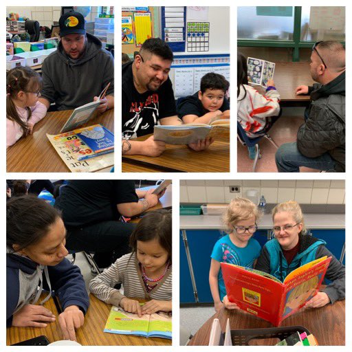 It is extra special when families come to the school to read with their children!❤️ #FamilyReadDay #ILoveToReadMonth