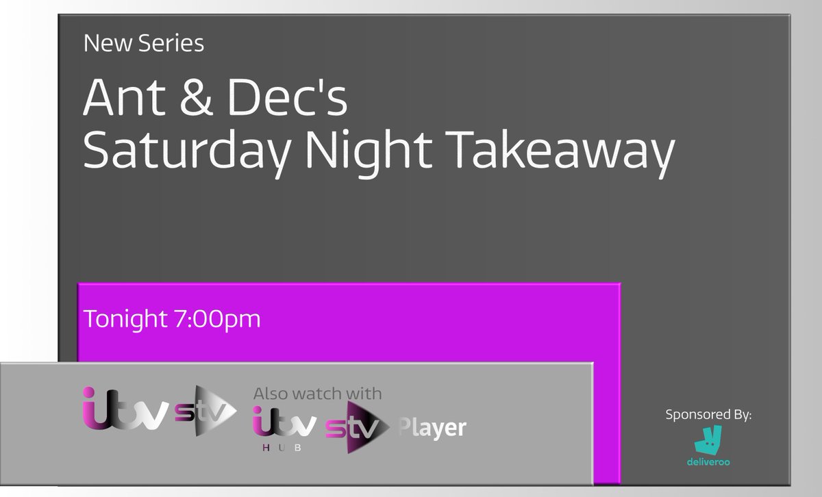 TVAddictsUK's tweet photo. Saturdays + Takeaways = The return of @itvtakeaway with @antanddec catch the first episode tonight at 7 on LIVE on @ITV #ITVTakeaway https://t.co/eHzXVilAH2