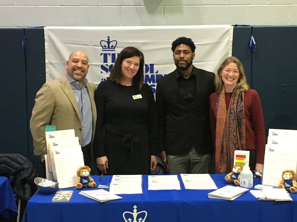 Representing <a href="/NYSAIS/">NYSAIS</a> NYC Job Fair to Promote Diversity today! <a href="/cgps/">Columbia Grammar & Preparatory School</a> theschool.columbia.edu/quicklinks/emp…
