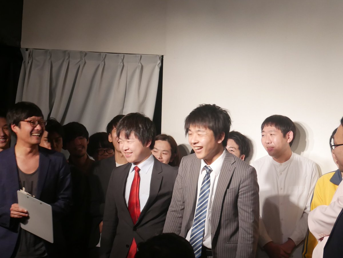 UandC_Enta's tweet photo. 【勝手に漫才ＧＰ！HP 結果】 
1位 ダニエルズ(16票)
2位 ジョウダンアオナナテンパイ(12票)
3位 少年マングース(11票)
となりました

カテマンの豪華版ハイパーは、「賞レースで活躍しそうな漫才師」を集めています。
既にメディアで活躍中のダニエルズさんが２回目の優勝！若手も大健闘。
次回4/26 https://t.co/rjGoWBdoeZ