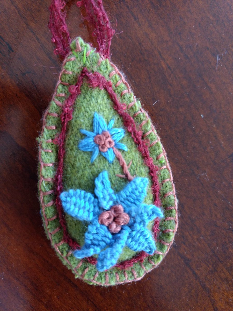 tinabliese's tweet photo. Here is the newest #doodad #christmasornament #handmade https://t.co/ZtkwsplIcx
