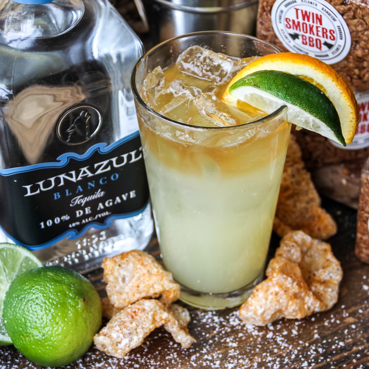 It's National Margarita Day! Treat yourself to our Texas Margarita to celebrate! 🍹 #twinsmokersbbq #legacyventures #nationalmargaritaday #margarita #bbq