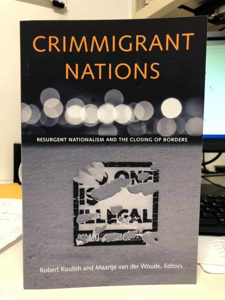 koulflo's tweet photo. Very proud to announce our new book has been printed and is ready to hit bookshops everywhere. Thanks to the amazing @Maartje_W @DorisProvine @SociologistRay @JulietStumpf @lkcheliotis @a_aliverti @DMelossi @FordhamPress https://t.co/56PL1YxUWn