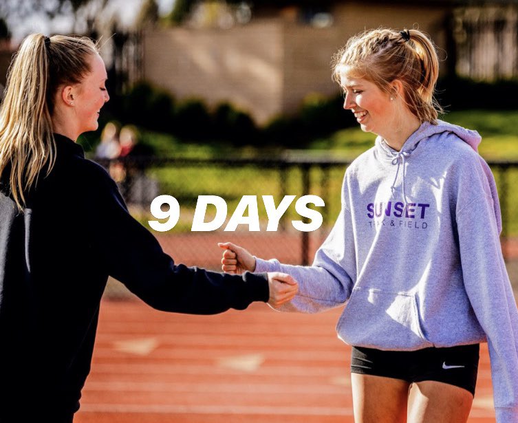SunsetTrack's tweet photo. 9 days...

Sunset's girls scored 9 points at districts in the high jump last year! Kate Roth (3rd) and Ella Gottschalk (6th) will be back again as juniors!!

#trackiscoming https://t.co/SFQFq8B7av