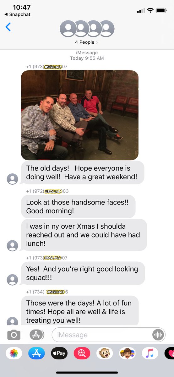 kylejlincoln's tweet photo. caught a glimpse into my future this morning by getting accidentally added to this group chat https://t.co/pr8by6TRIM