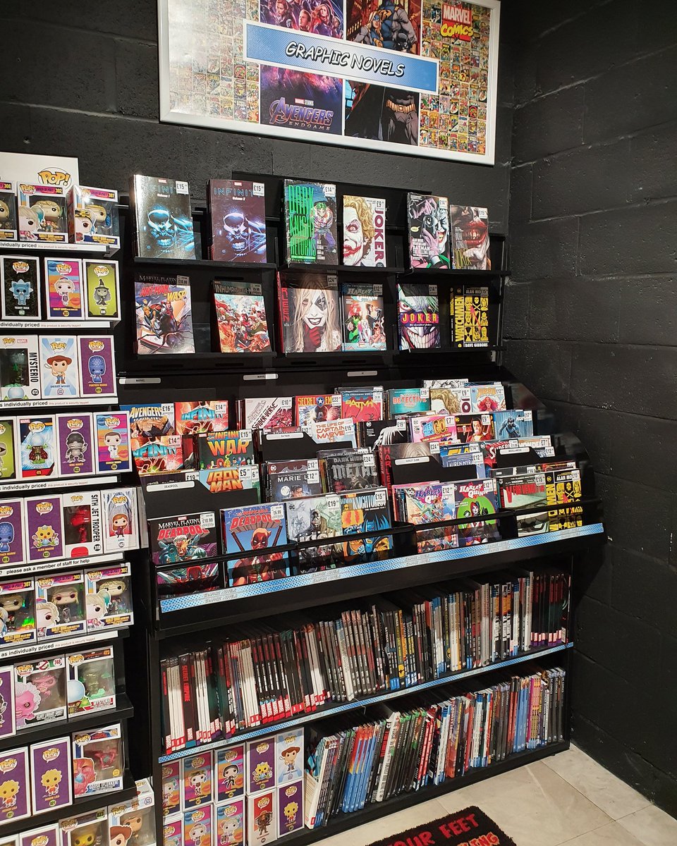We are trying something new in store. We have put our comics and graphic novels in new shelves to make your shopping experience easier and better. Come and have a look and let us know what you think